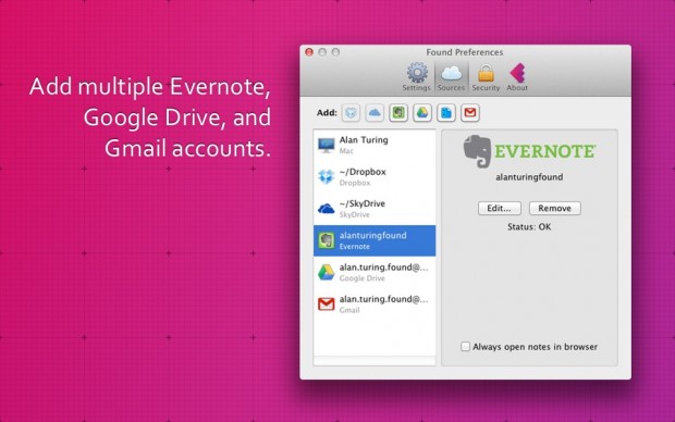 Found-Einrichtung (Bild: Found)